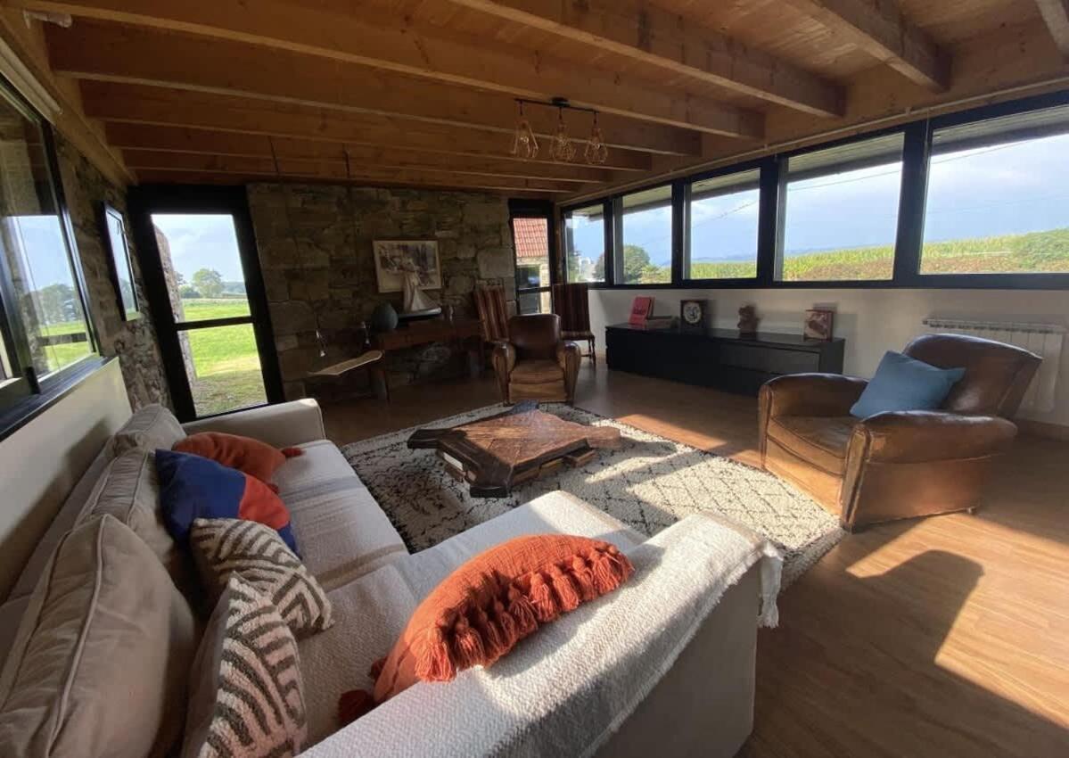 Large Farmhouse With Garden And Sea View For 8 People Locquenole Extérieur photo